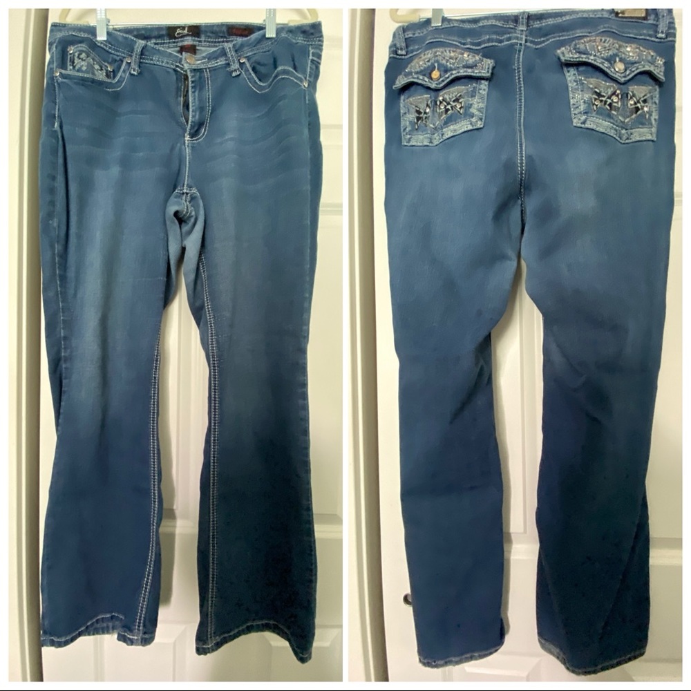 Earl boot cut jeans size 18W
